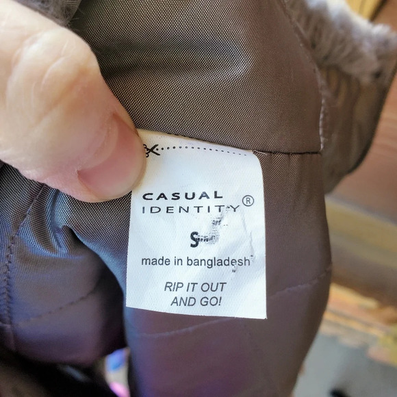 Casual Identity Women's Gray Soft Reversible Vest Size Small - Picture 2 of 11